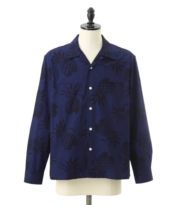DUKE KAHANAMOKU / デューク・カハナモク : L/S COTTON OPEN SHIRT DUKE KAHANAMOKU / デューク・カハナモク : L/S COTTON OPEN SHIRT